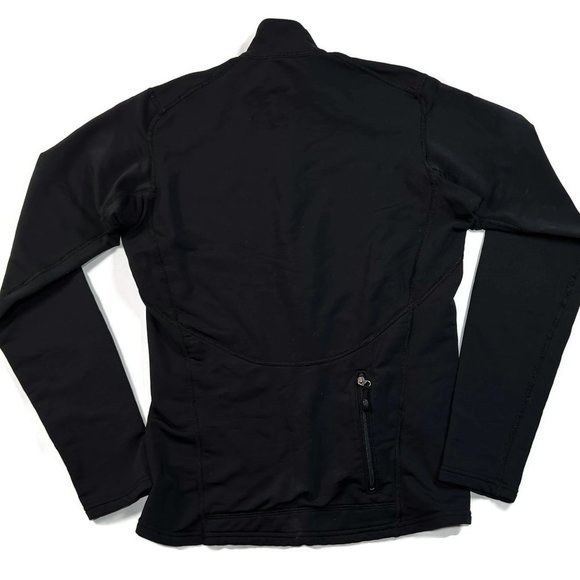 Patagonia Cool Weather 1/2 Zip Top Womens Small Black Long Sleeve USA Made 24233 - Picture 5 of 5